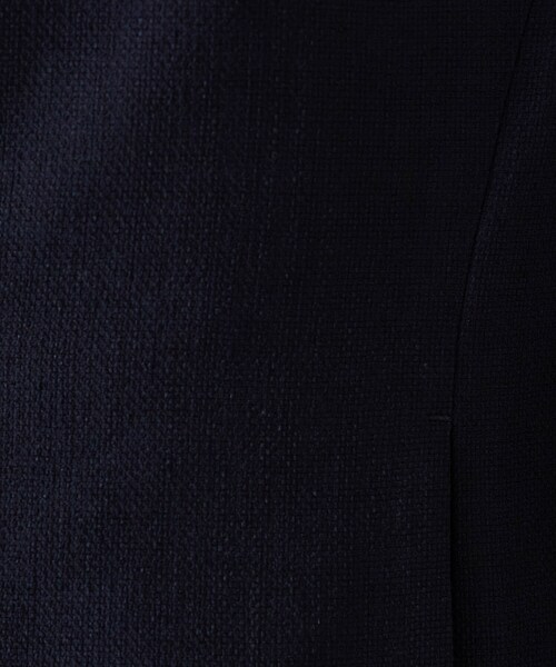 UNTITLED（アンタイトル）の「【セットアップ可/短丈】ドライタッチジャケット（ノーカラージャケット・レディース・オフホワイト/ナチュラル/ネイビー・00/01/02/03/04/42/44/46/48/50）」の15枚目の写真