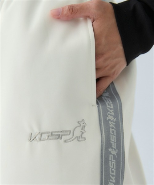 KANGOL SPORT(カンゴールスポーツ)の「サイドロゴテープトラックパンツ(UVカット)<大きいサイズ有>(カンゴール スポーツ)(その他パンツ・レディース・オフホワイト/ブラック・3L/LL/L/M/S)」の8枚目の写真
