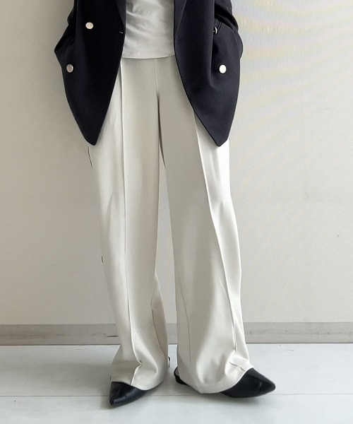 KANGOL SPORT(カンゴールスポーツ)の「サイドロゴテープトラックパンツ(UVカット)<大きいサイズ有>(カンゴール スポーツ)(その他パンツ・レディース・オフホワイト/ブラック・3L/LL/L/M/S)」の10枚目の写真