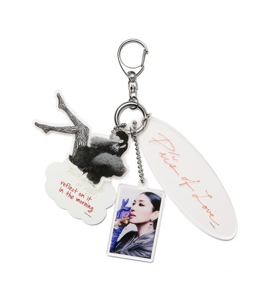 ZOZO（ゾゾ）の「【アン ミカ×ZOZO】スペシャル ポジティブ アクリルキーチャーム- Pi:S OF LOVE -（キーホルダー・レディース・マルチ・ONE SIZE）」の4枚目の写真