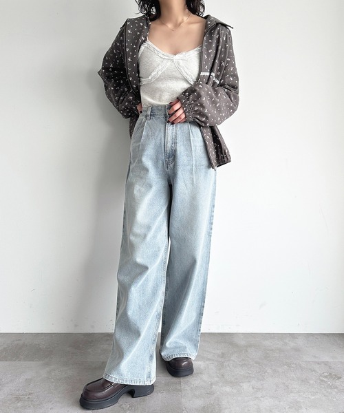 apres jour（アプレジュール）の「【4サイズ展開】アソートハイウエストワイドデニム（デニムパンツ・レディース・ブルー系その他/ブルー/グレー/ブラック系その他/グレー系その他・X-SMALL/LARGE/MEDIUM/SMALL）」の11枚目の写真