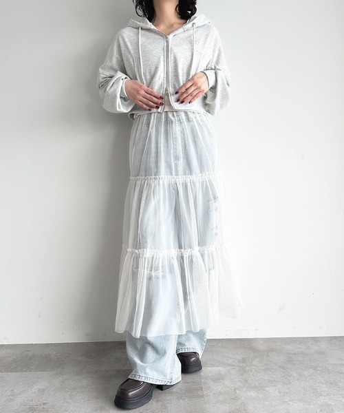 apres jour（アプレジュール）の「【4サイズ展開】アソートハイウエストワイドデニム（デニムパンツ・レディース・ブルー系その他/ブルー/グレー/ブラック系その他/グレー系その他・X-SMALL/LARGE/MEDIUM/SMALL）」の8枚目の写真