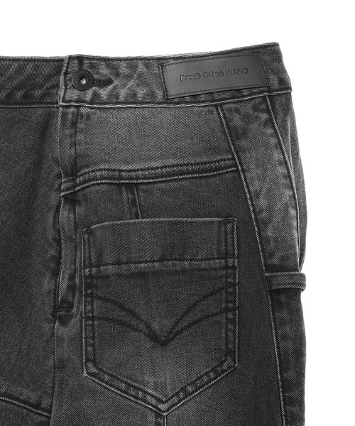 セール】Feng Chen Wang DENIM DECONSTRUCTION SKIRT FWF18SK04