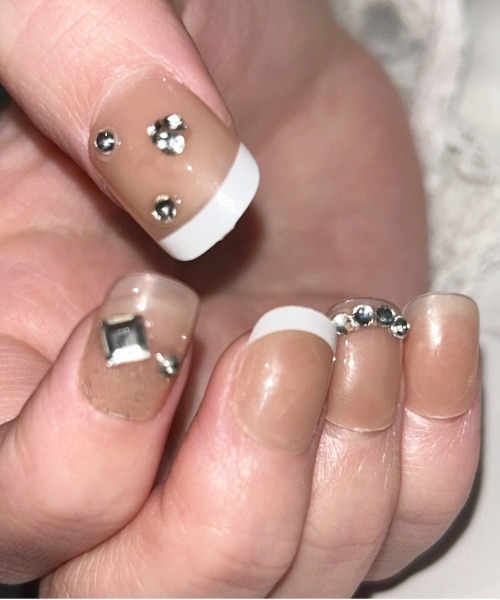 Port（ポート）の「【 Port / ポート 】 バラエティ ハンド ショート ネイルチップ（ネイルシール/ネイルチップ・レディース・B/I/C/D/E/F/A/H/J/G・FREE）」の2枚目の写真