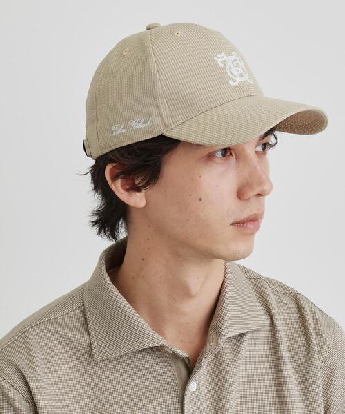 TAKEO KIKUCHI(タケオキクチ)の「◆シアサッカー エンブレム キャップ(キャップ・メンズ・ブラック/ベージュ・00)」の14枚目の写真