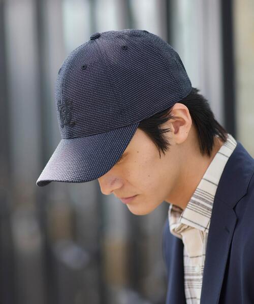 TAKEO KIKUCHI(タケオキクチ)の「◆シアサッカー エンブレム キャップ(キャップ・メンズ・ブラック/ベージュ・00)」の10枚目の写真