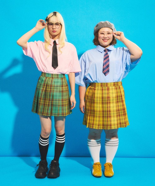 PUNYUS（プニュズ）の「半袖カラーシャツ（シャツ/ブラウス・メンズ・ブルー/ピンク/ホワイト・1/2/3/4）」の17枚目の写真