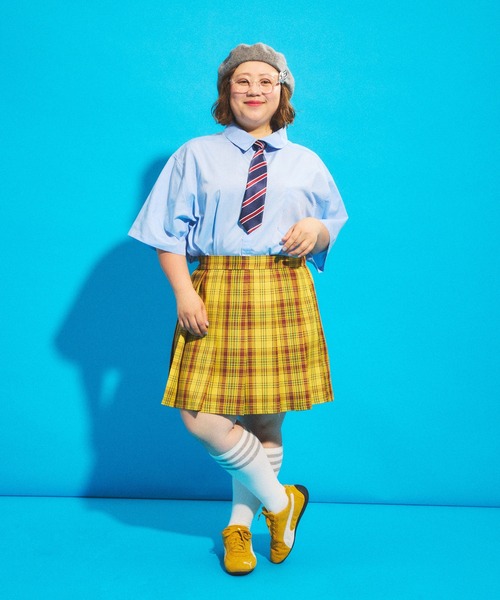 PUNYUS（プニュズ）の「半袖カラーシャツ（シャツ/ブラウス・メンズ・ブルー/ピンク/ホワイト・1/2/3/4）」の22枚目の写真