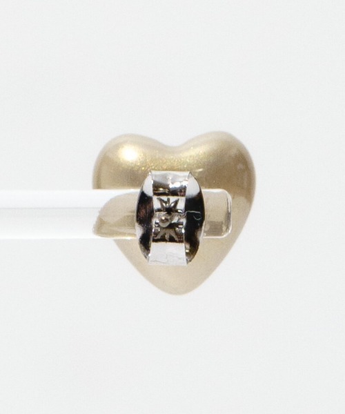 flower(フラワー)の「バルーンハートピアス(ピアス(片耳用)・レディース・ゴールド/シルバー・FREE)」の7枚目の写真