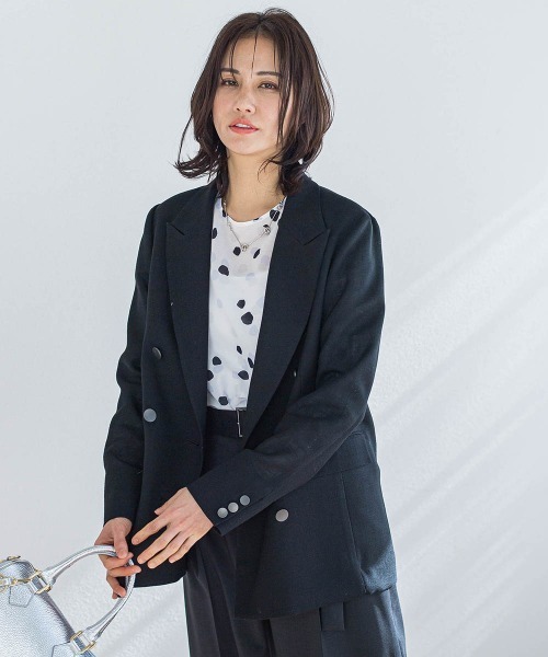 LAUTREAMONT(ロートレアモン)の「ランダムドットプリントブラウス≪洗濯機で洗える≫(シャツ/ブラウス・レディース・ホワイト系その他/イエロー系その他・9号)」の11枚目の写真