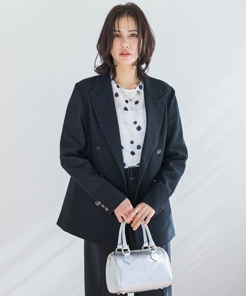 LAUTREAMONT(ロートレアモン)の「ランダムドットプリントブラウス≪洗濯機で洗える≫(シャツ/ブラウス・レディース・ホワイト系その他/イエロー系その他・9号)」の13枚目の写真