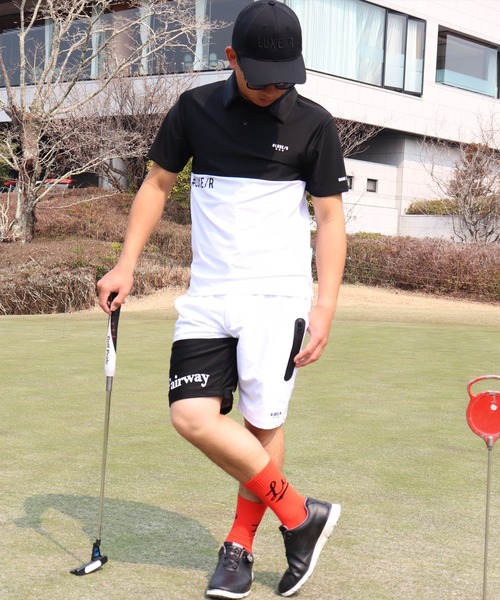 LUXE/R GOLF(ラグジュ ゴルフ)の「(RM)【LUXE/R GOLF】COOL & DRY ストレッチ スムース バイカラー ポロシャツ(ポロシャツ・メンズ・チャコールグレー×ブラック/ブラック×ホワイト/ホワイト×ネイビー・XL/L/M)」の8枚目の写真