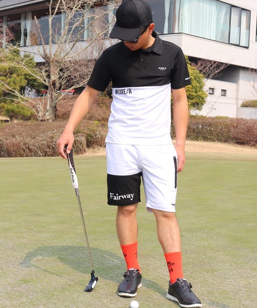 LUXE/R GOLF(ラグジュ ゴルフ)の「(RM)【LUXE/R GOLF】COOL & DRY ストレッチ スムース バイカラー ポロシャツ(ポロシャツ・メンズ・チャコールグレー×ブラック/ブラック×ホワイト/ホワイト×ネイビー・XL/L/M)」の9枚目の写真