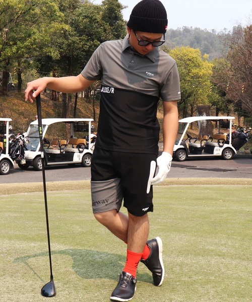 LUXE/R GOLF(ラグジュ ゴルフ)の「(RM)【LUXE/R GOLF】COOL & DRY ストレッチ スムース バイカラー ポロシャツ(ポロシャツ・メンズ・チャコールグレー×ブラック/ブラック×ホワイト/ホワイト×ネイビー・XL/L/M)」の15枚目の写真