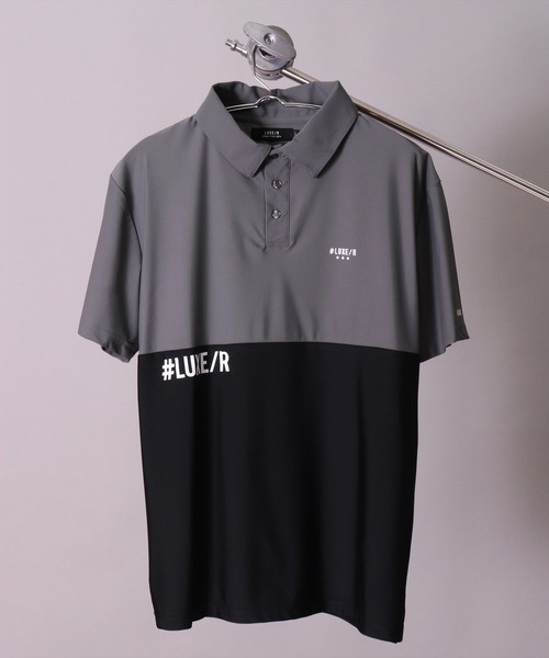 LUXE/R GOLF(ラグジュ ゴルフ)の「(RM)【LUXE/R GOLF】COOL & DRY ストレッチ スムース バイカラー ポロシャツ(ポロシャツ・メンズ・チャコールグレー×ブラック/ブラック×ホワイト/ホワイト×ネイビー・XL/L/M)」の20枚目の写真