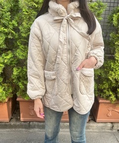 KNIT DOCKING ブルゾン【ラグアジェム】 LAGUA GEM（ラグアジェム）の「KNIT DOCKING ブルゾン（ブルゾン