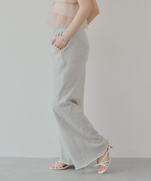 Chico（チコ）の「ルーズワイドスウェットパンツ（スウェットパンツ・レディース・オートミール/チャコールグレー/グレー・SMALL/MEDIUM）」の19枚目の写真