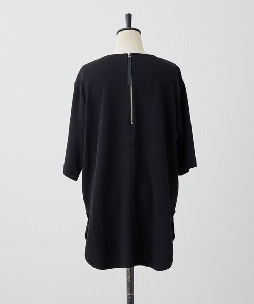 ear PAPILLONNER　ショートトップス【SUM1 STYLE】 ear PAPILLONNER】タック襟ショートシャツ【SUM1 STYLE