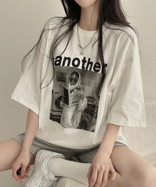 tシャツ フォトプリントTEE レディース DouDou tシャツ フォトプリントTEE レディース : ZOZOTOWN Yahoo