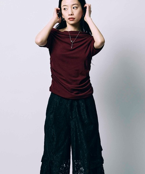 セール】【led.tokyo】ONE SHOULDER TOPS/ワンショルダー