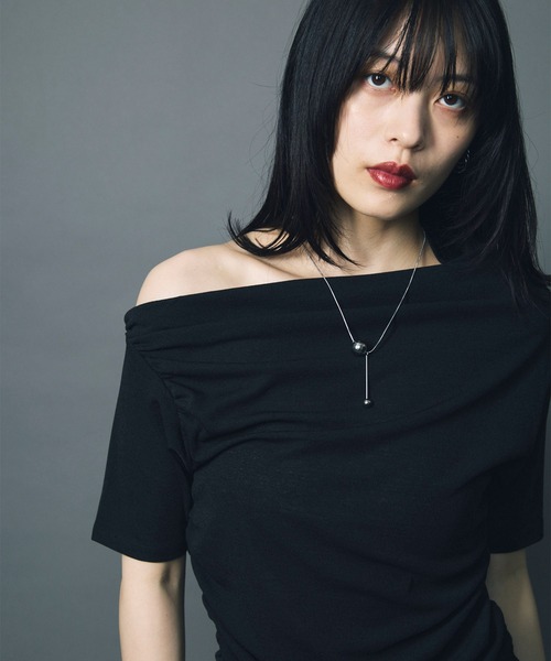 SELF-PORTRAIT トップス ワンショルダー オフショルダー SELF PORTRAIT(セルフ・ポートレイト) トップス