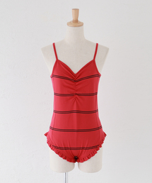 crinkle crinkle crinkle | crinkle crinkle crinkle border frill bodysuit CC-3549(その他トップス)