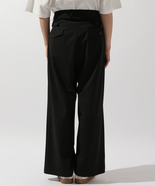 ニコラアンドレアタラリス　ボンテージパンツ　サイドジップ　黒　コットン　40 Nicolas Andreas Taralis（ニコラアンドレアタラリス）メンズ