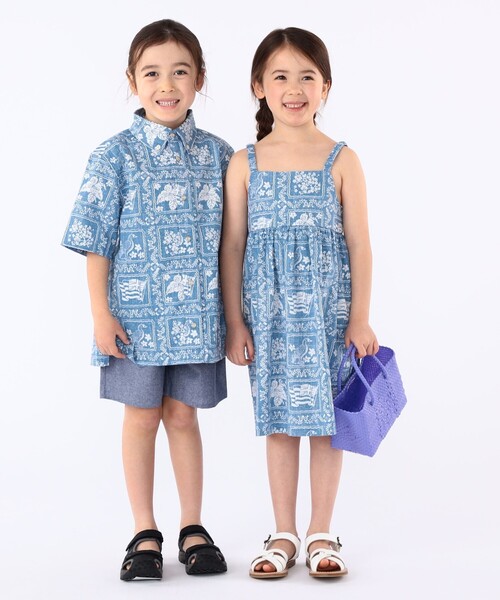 reyn spooner（レインスプーナー）の「Reyn Spooner:110～130cm/ キャミ ワンピース（ワンピース・キッズ・ブルー・110/120/130）」の15枚目の写真