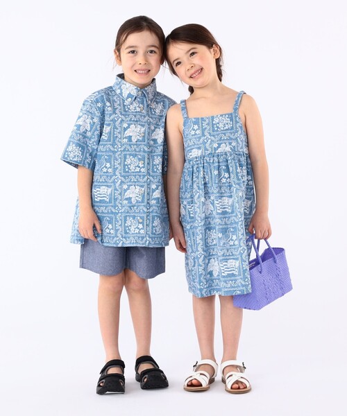 reyn spooner（レインスプーナー）の「Reyn Spooner:110～130cm/ キャミ ワンピース（ワンピース・キッズ・ブルー・110/120/130）」の16枚目の写真