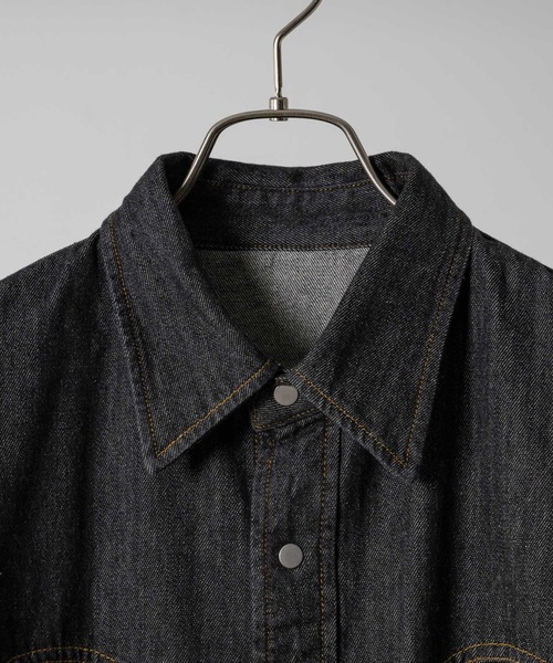 Oversize denim western shirt / オーバーサイズデニム