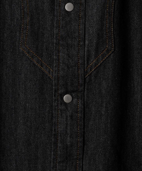 Oversize denim western shirt / オーバーサイズデニム