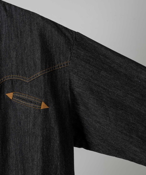 Oversize denim western shirt / オーバーサイズデニム