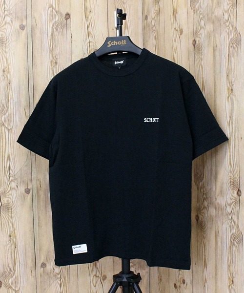 Schott(ショット)の「T-SHIRT SESSION(Tシャツ/カットソー・メンズ・ブラック/ホワイト・L/XL/XXL/M)」の13枚目の写真