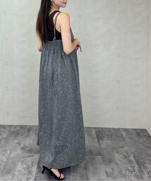 Per sist ence（パーシエンス）の「ツイードキャミワンピース（ワンピース・レディース・ブラウン/アイボリー/ブラック/グレー・ONE SIZE）」の11枚目の写真