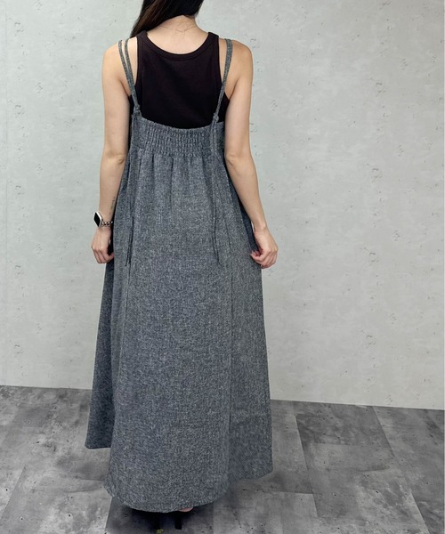 Per sist ence（パーシエンス）の「ツイードキャミワンピース（ワンピース・レディース・ブラウン/アイボリー/ブラック/グレー・ONE SIZE）」の15枚目の写真