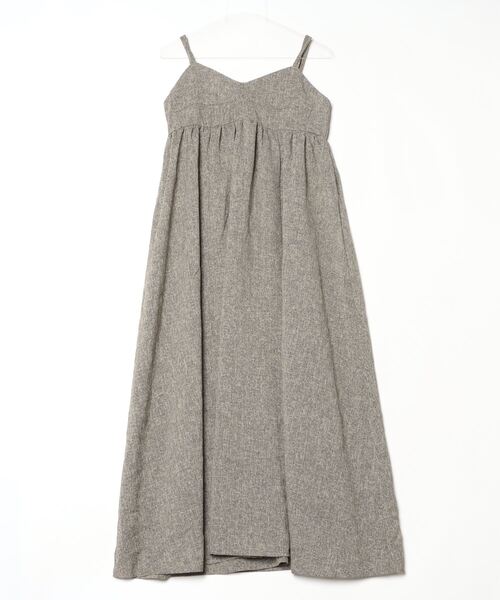 Per sist ence（パーシエンス）の「ツイードキャミワンピース（ワンピース・レディース・ブラウン/アイボリー/ブラック/グレー・ONE SIZE）」の7枚目の写真