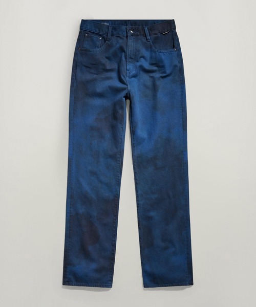 G-STAR（ジースター）の「VIKTORIA HIGH STRAIGHT JEANS/タイダイウォッシュ加工ハイウエストストレートジーンズ/L30（デニムパンツ・レディース・ブルー系その他・24inch/26inch/25inch）」の6枚目の写真