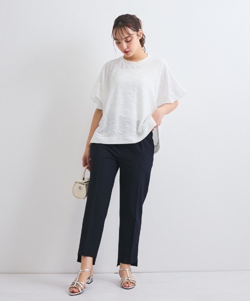 QUEENS COURT(クイーンズコート)の「Tストラップサンダル(サンダル・レディース・ブラック/ベージュ/シルバー系その他・23.5cm/24.0cm/23.0cm/24.5cm)」の5枚目の写真