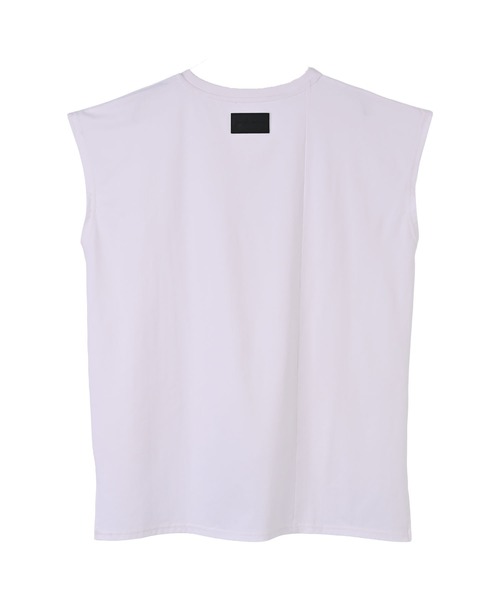 funda mine(ファンダマイン)の「バックネーム切替Tシャツ(Tシャツ/カットソー・レディース・ブラック/ホワイト・FREE)」の22枚目の写真