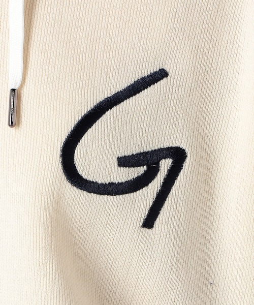Grand PARK（グランドパーク）の「スエットライク「G」ロゴパーカー（ニット/セーター・レディース・ネイビー/アイボリー/グリーン/グレー・FREE）」の17枚目の写真