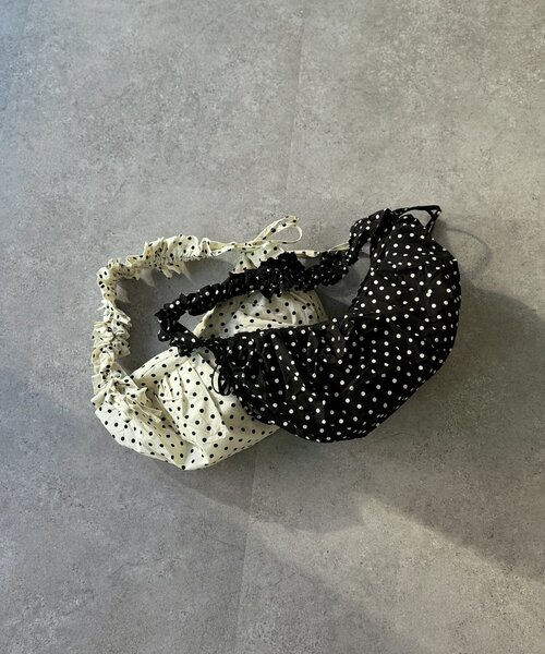 w closet（ダブルクローゼット）の「ドットシャーリングBAG（トートバッグ・レディース・ブラック/オフホワイト・FREE）」の16枚目の写真