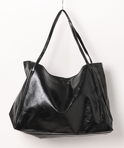 Sakka(サッカ)の「大容量 PUレザートートバッグ(トートバッグ・レディース・ブラック/ベージュ/ブラウン/ブルー/ワイン・FREE)」の13枚目の写真