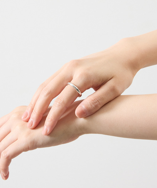 And A(アンドエー)の「And A アンドエー / SILVER925 CIRCLE RING シルバー925サークルリング / AA-A25U002(リング・メンズ・シルバー・15号/17号/19号/11号/13号)」の2枚目の写真