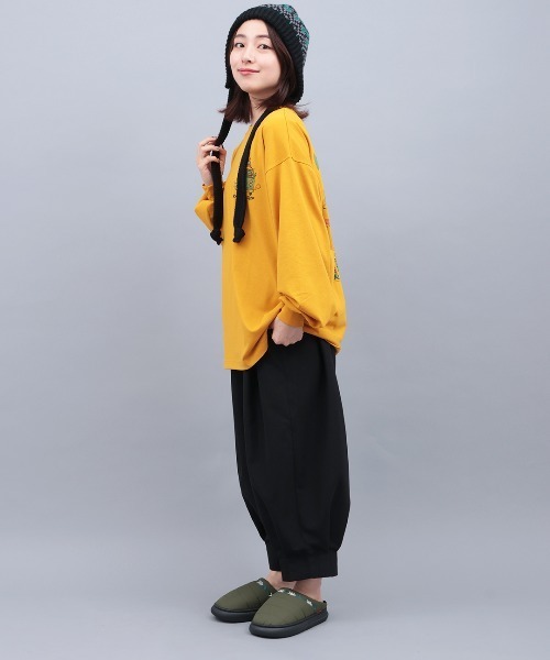 チチカカ（チチカカ）の「ピーチスキンエッグタックパンツ（その他パンツ・レディース・ベージュ/グリーン/ブラック・MEDIUM/LARGE）」の4枚目の写真