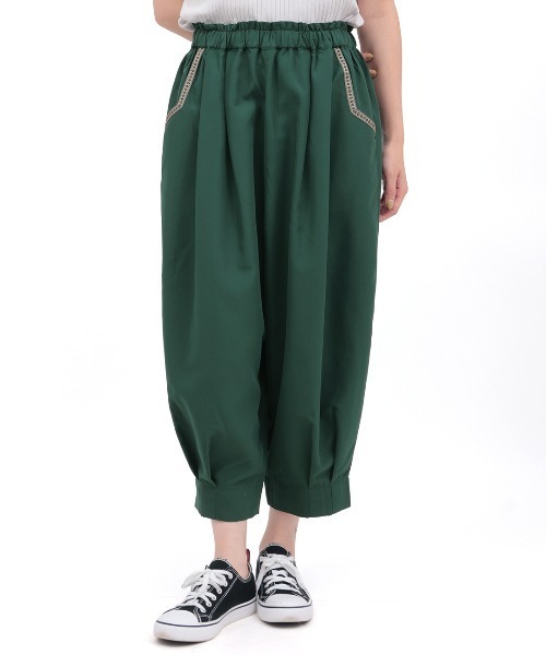 チチカカ（チチカカ）の「ピーチスキンエッグタックパンツ（その他パンツ・レディース・ベージュ/グリーン/ブラック・MEDIUM/LARGE）」の10枚目の写真