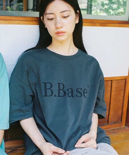 BROKEN BASE（ブロークンベース）の「B.Base ピグメントアソートSSTee（Tシャツ/カットソー・メンズ・ホワイト/ネイビー/オレンジ/ライトブルー/チャコールグレー・SMALL/MEDIUM/LARGE）」の7枚目の写真