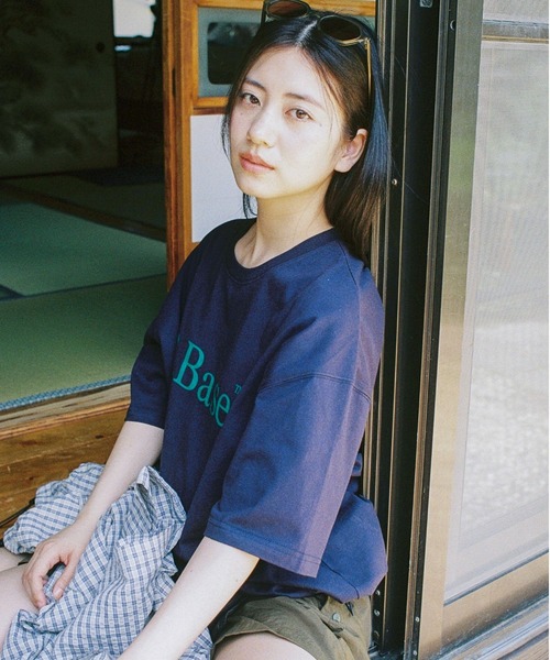 BROKEN BASE（ブロークンベース）の「B.Base ピグメントアソートSSTee（Tシャツ/カットソー・メンズ・ホワイト/ネイビー/オレンジ/ライトブルー/チャコールグレー・SMALL/MEDIUM/LARGE）」の16枚目の写真