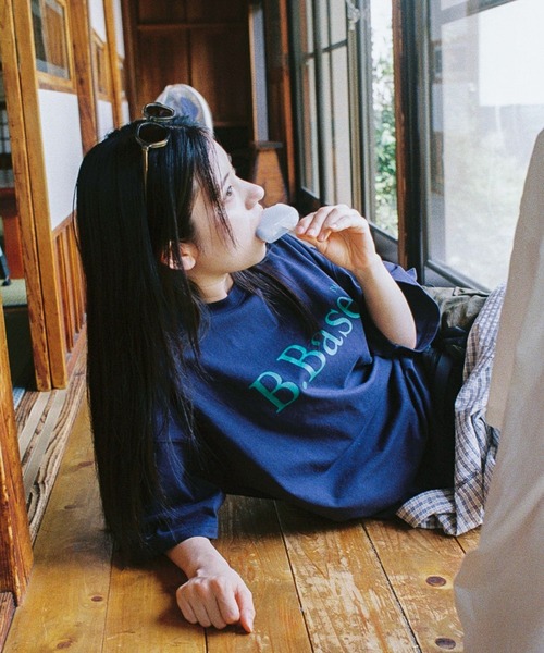 BROKEN BASE（ブロークンベース）の「B.Base ピグメントアソートSSTee（Tシャツ/カットソー・メンズ・ホワイト/ネイビー/オレンジ/ライトブルー/チャコールグレー・SMALL/MEDIUM/LARGE）」の17枚目の写真