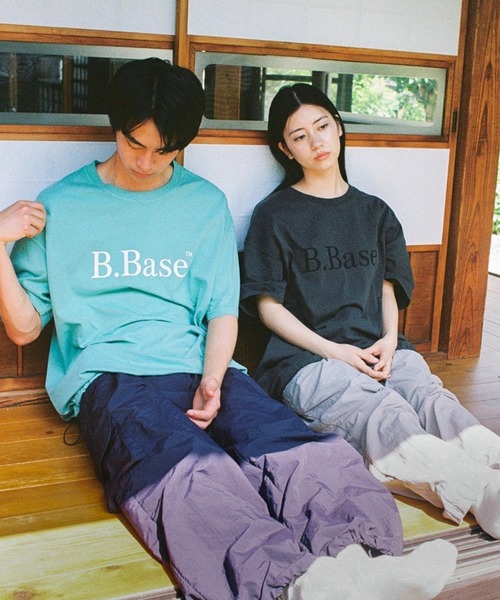 BROKEN BASE（ブロークンベース）の「B.Base ピグメントアソートSSTee（Tシャツ/カットソー・メンズ・ホワイト/ネイビー/オレンジ/ライトブルー/チャコールグレー・SMALL/MEDIUM/LARGE）」の12枚目の写真