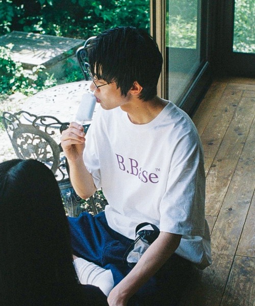 BROKEN BASE（ブロークンベース）の「B.Base ピグメントアソートSSTee（Tシャツ/カットソー・メンズ・ホワイト/ネイビー/オレンジ/ライトブルー/チャコールグレー・SMALL/MEDIUM/LARGE）」の22枚目の写真